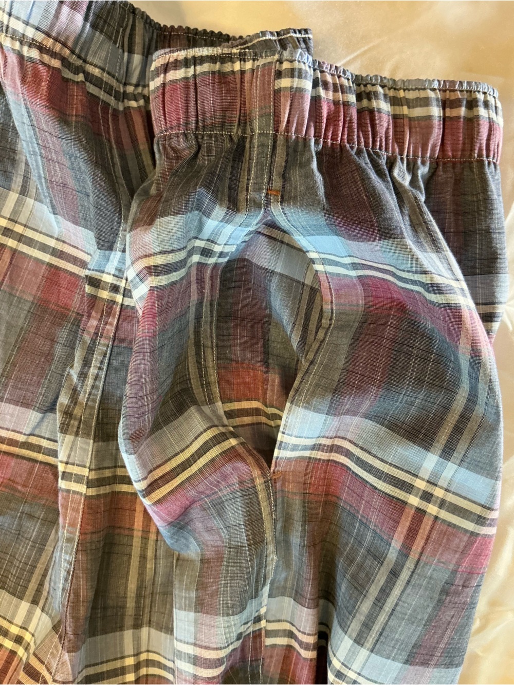 NEW! Cremieux Loungewear Blue & Maroon Plaid Pajama Pants Big Mens Size 3X NWT - Picture 5 of 7